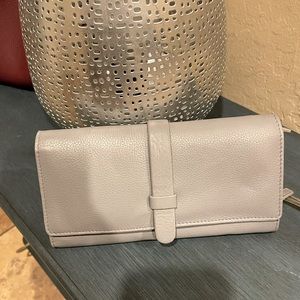 Grey leather Wallet